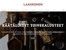 Tablet Screenshot of laakkonen.com